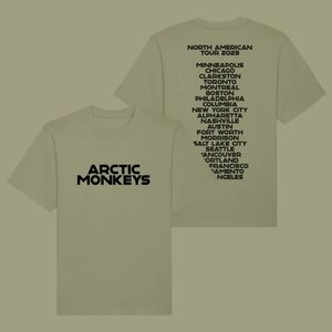 🆕️ Arctic Monkeys Logo 2023 US Tour Tee in Pistachio